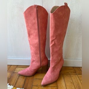 Cowboy boots 7.5 pink